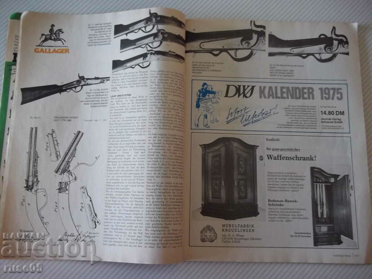 Auction The book "DWJ - Deutsches Waffen Journal - 1974." - 112 pages. Auction The book "DWJ - Deutsches Waffen Journal - 1974." - 112 pages.