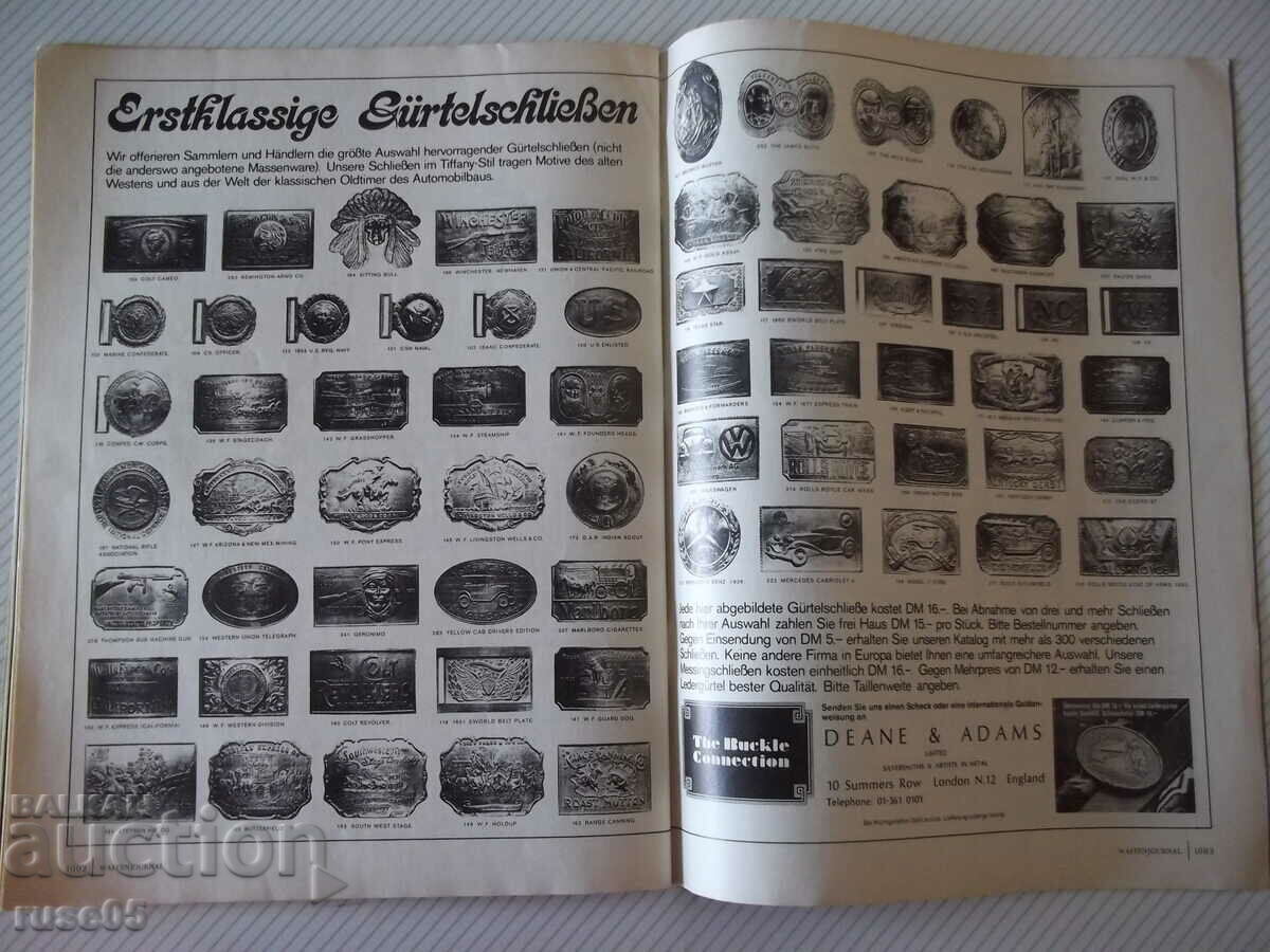 The book "DWJ - Deutsches Waffen Journal - 1974." - 112 pages. - 6 The book "DWJ - Deutsches Waffen Journal - 1974." - 112 pages. - 6