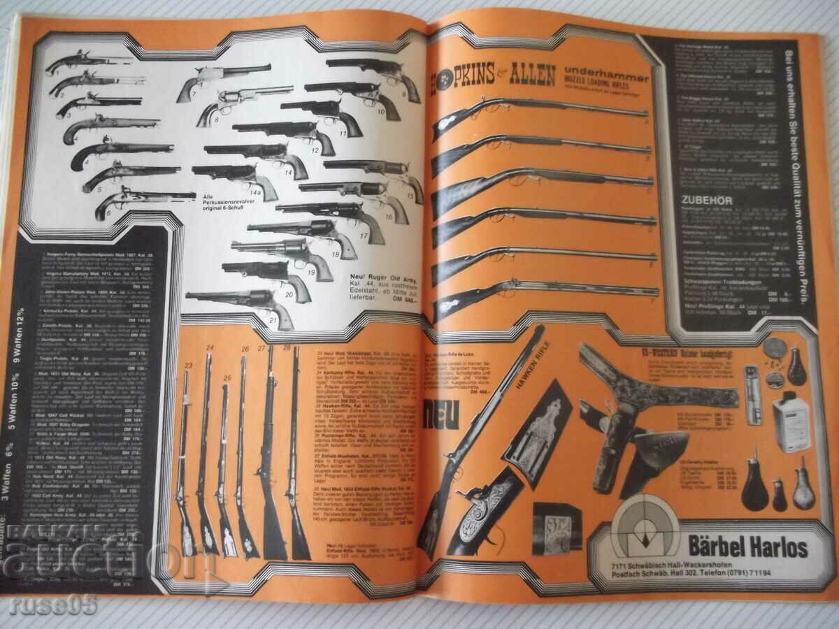 The book "DWJ - Deutsches Waffen Journal - 1975." - 112 pages. - 5 The book "DWJ - Deutsches Waffen Journal - 1975." - 112 pages. - 5