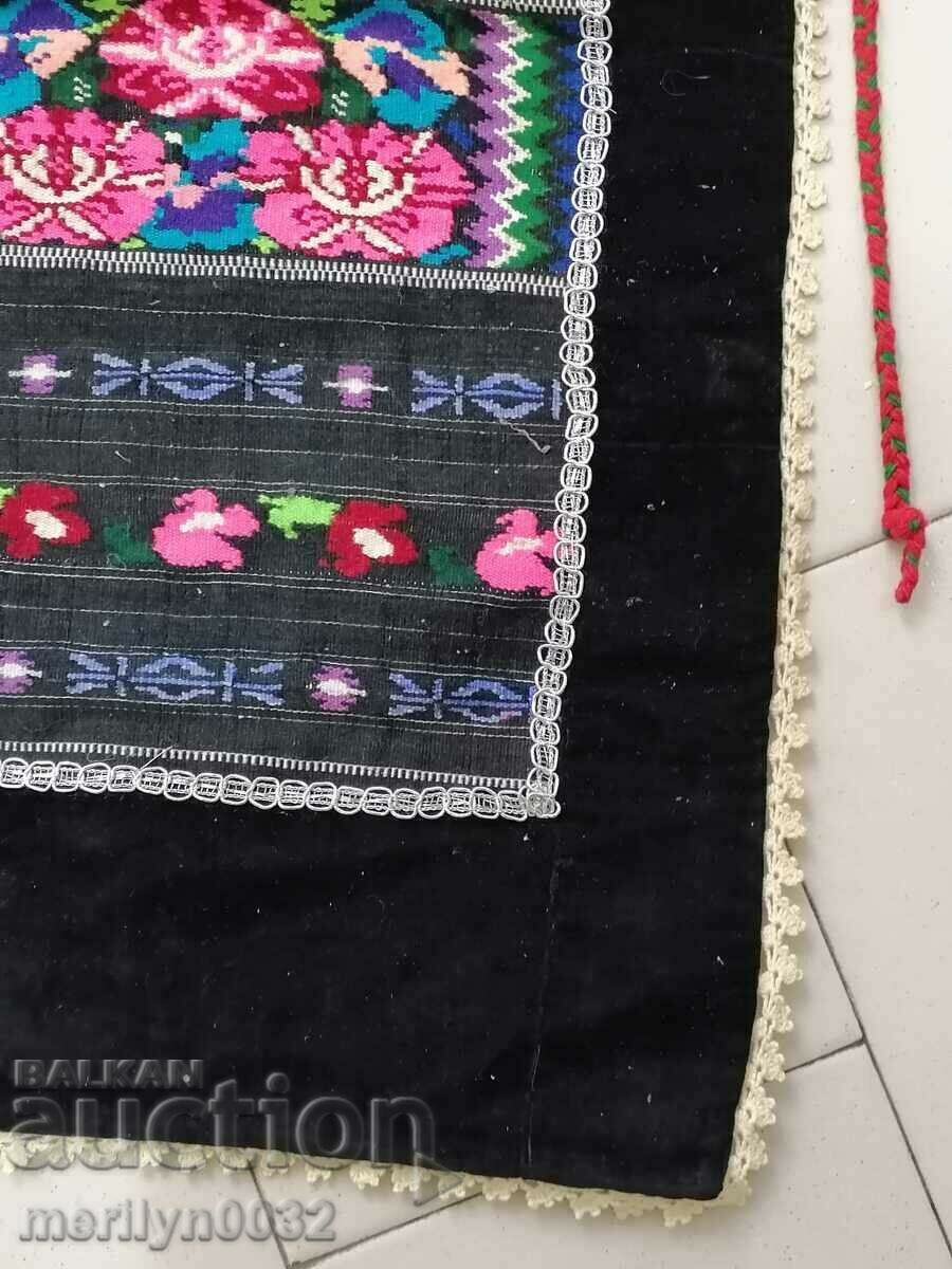 Old hand woven apron with embroidery, costume - 6 Old hand woven apron with embroidery, costume - 6