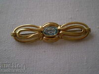 brooch - Art Deco - Germany 30s Antique blue stone