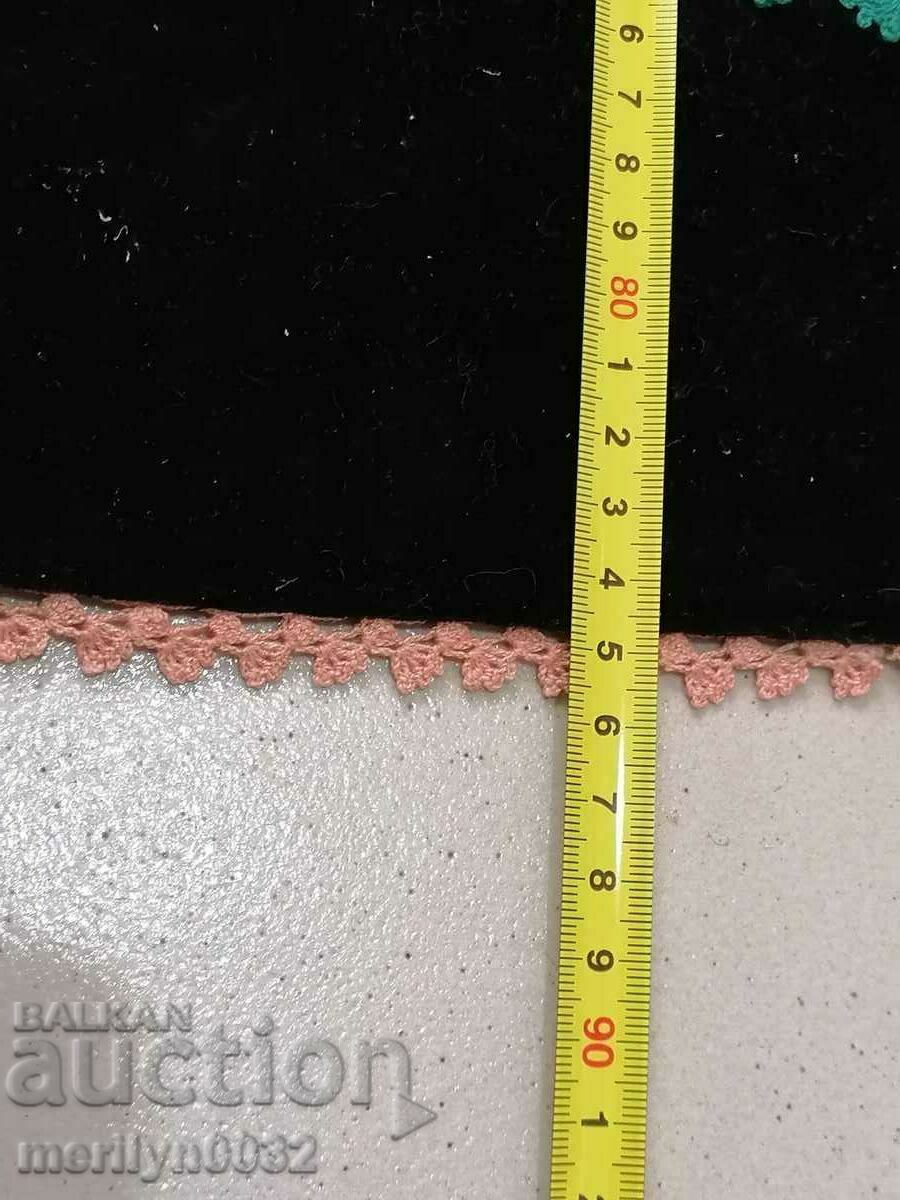 Auction Old hand woven apron with embroidery, costume Auction Old hand woven apron with embroidery, costume