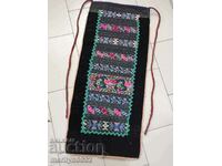 Old hand woven apron with embroidery, costume