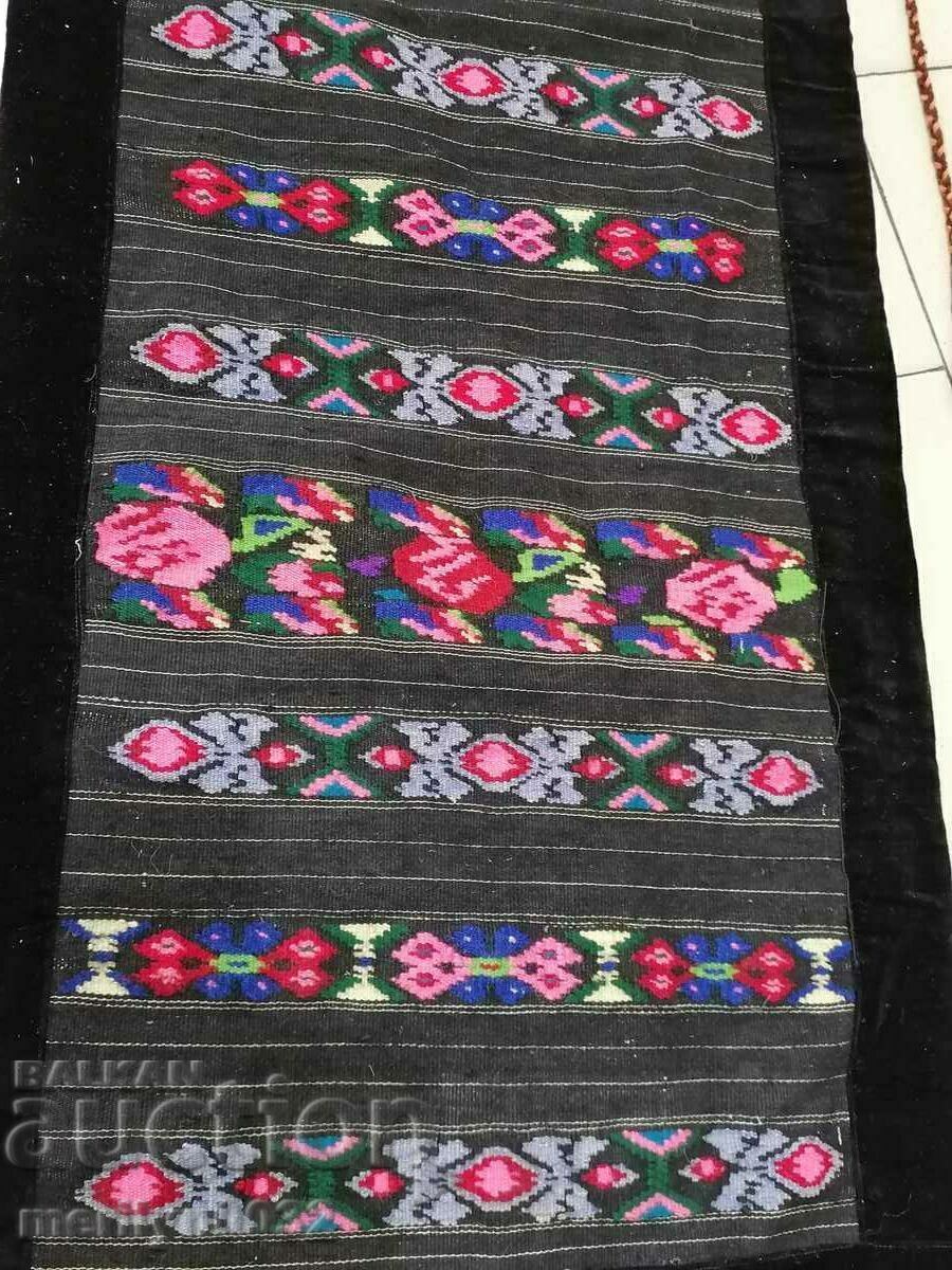 Old hand woven apron with embroidery, costume - 5 Old hand woven apron with embroidery, costume - 5