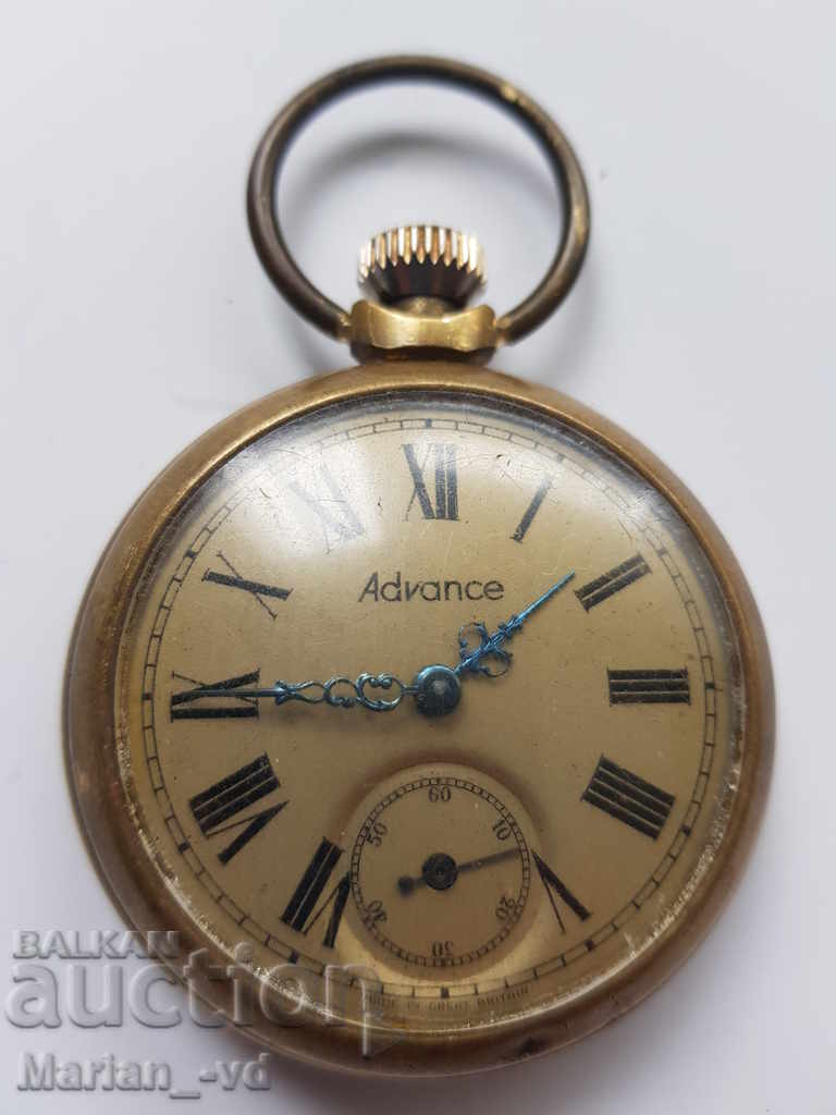 Стар джобен часовник Advance