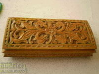 Old wooden Bulgarian box wood carving