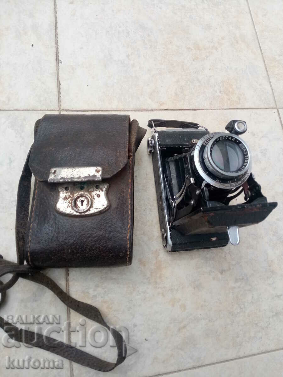 Стар мяхов фотоапарат zeiss ikon nettar 515/2 compur rapid