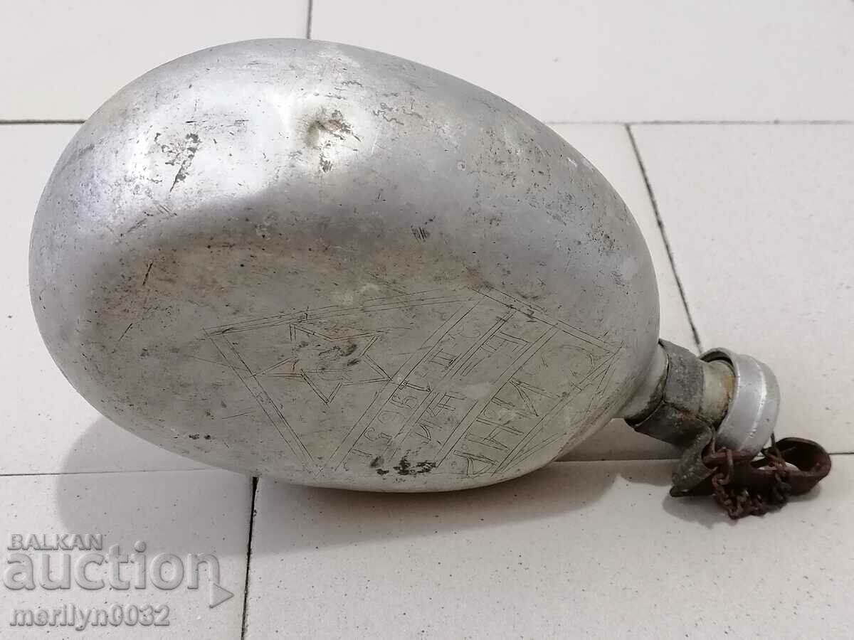 Aluminum jug from the early social military art - 6 Aluminum jug from the early social military art - 6