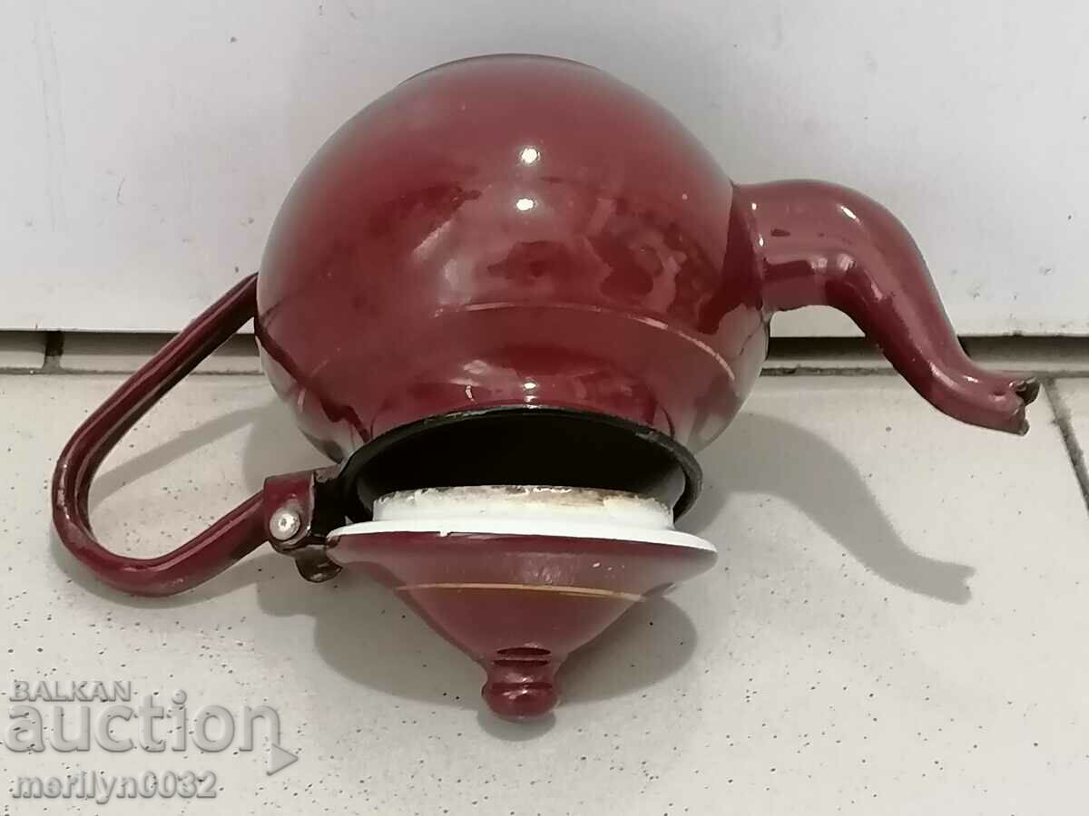 Enamel teapot, enamel bowl - 6 Enamel teapot, enamel bowl - 6