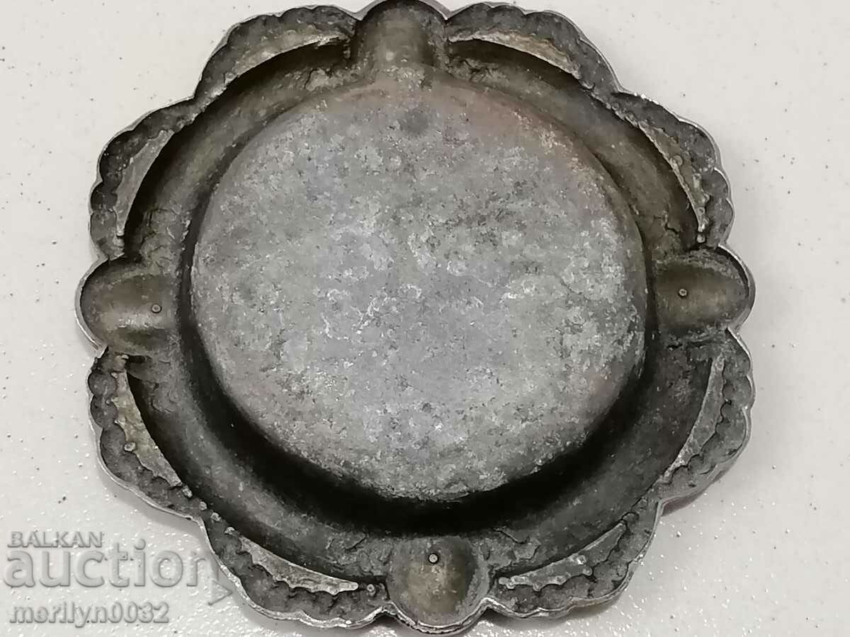 Old metal ashtray, cigarette, cigar, cigar - 7 Old metal ashtray, cigarette, cigar, cigar - 7
