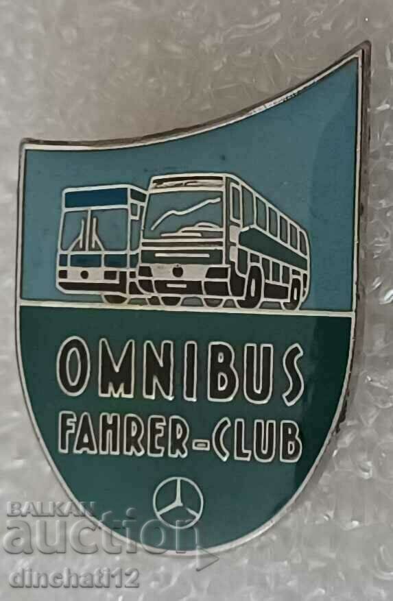 Auction Sign. Bus driver - Omnibus FahrerClub Mercedes Auto Auction Sign. Bus driver - Omnibus FahrerClub Mercedes Auto