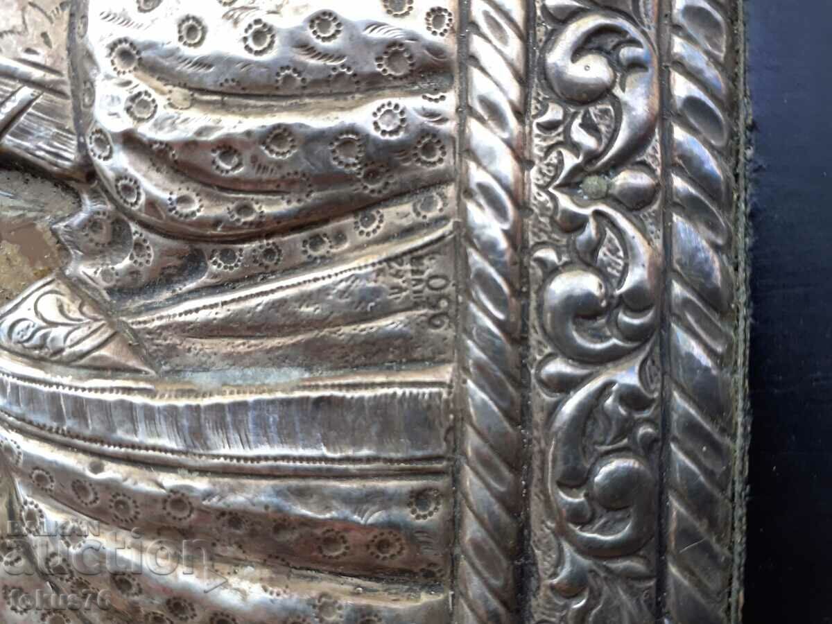 Large silver icon with 950 certificate - 5