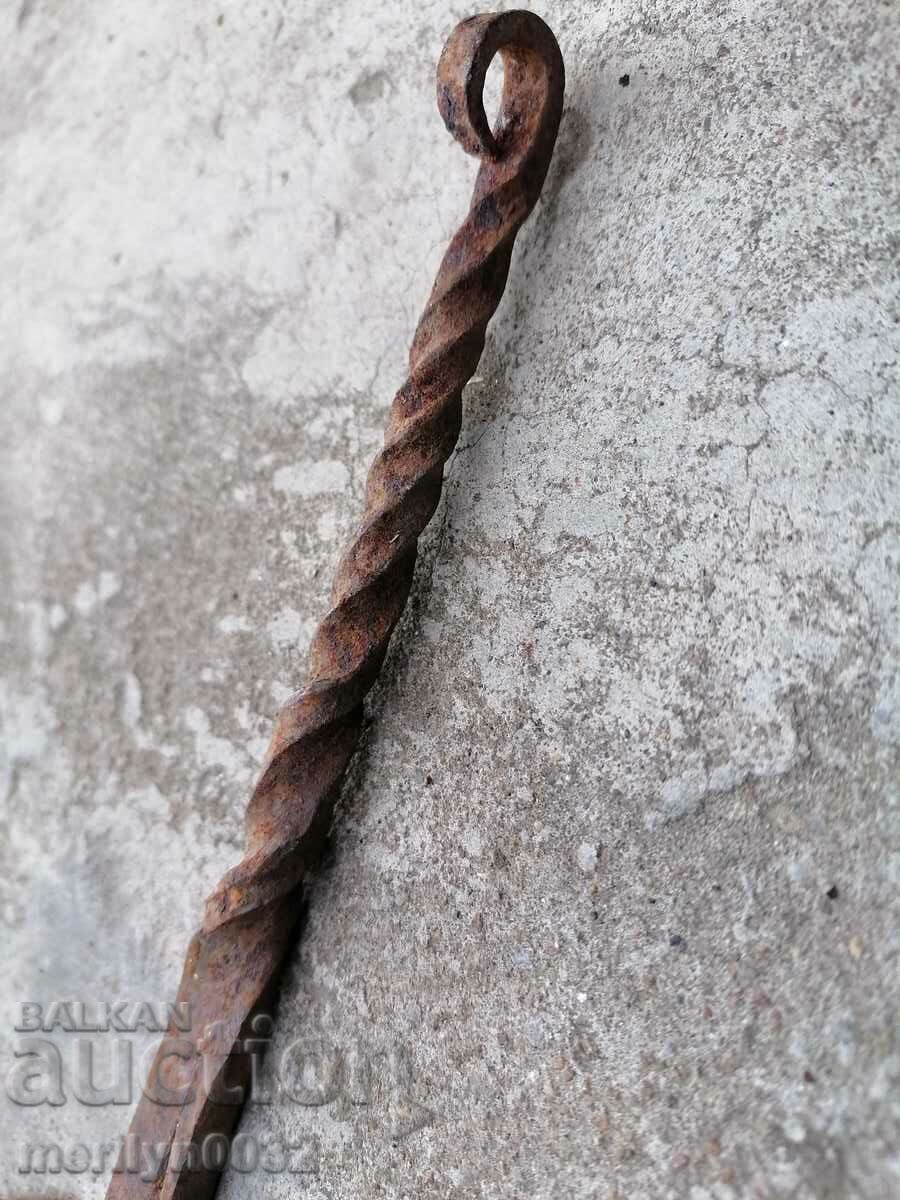 Auction Old forged scabbard, gingerbread, gingerbread, bruises Auction Old forged scabbard, gingerbread, gingerbread, bruises