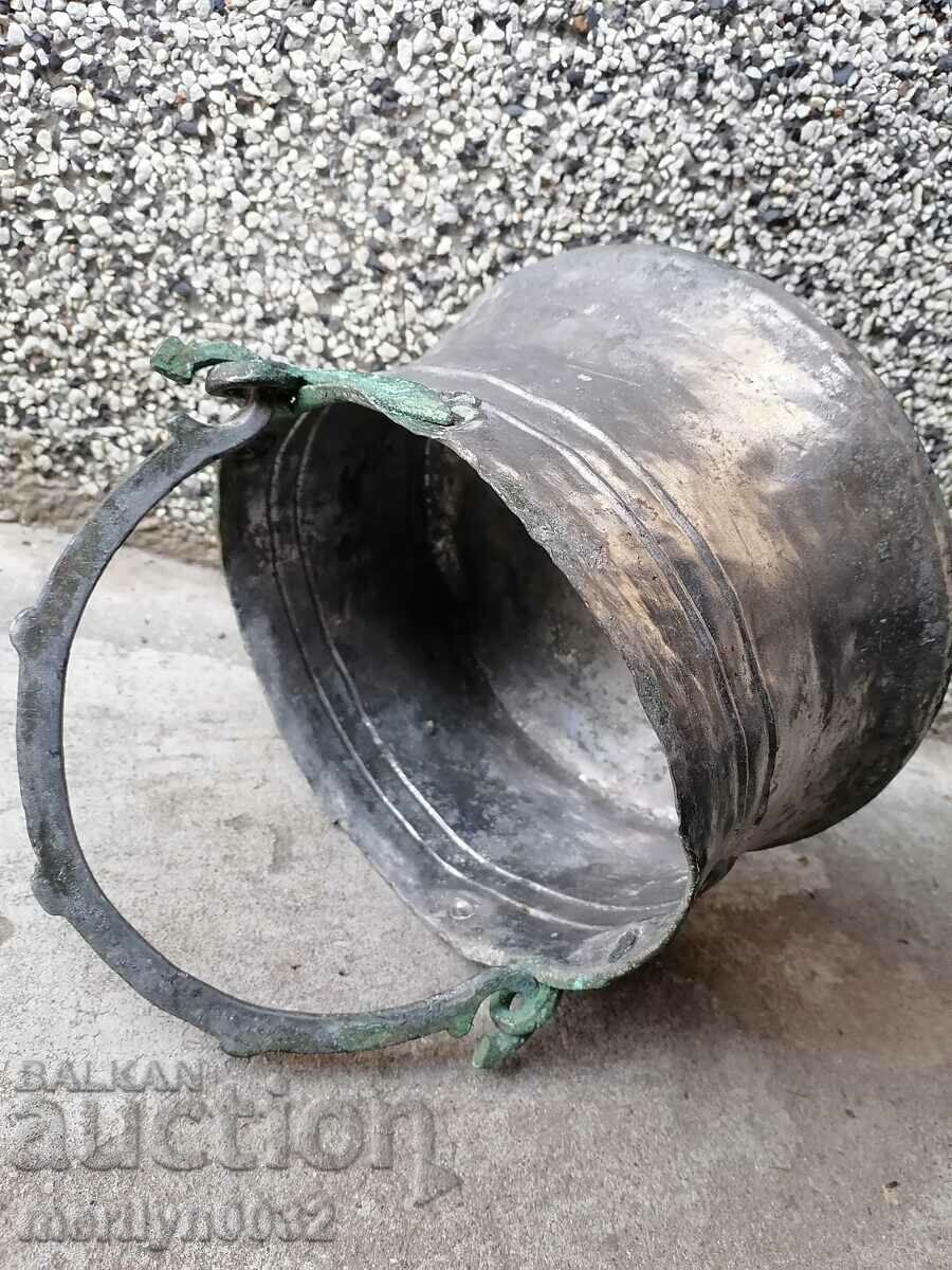 Old copper cauldron, cauldron, copper, copper with price € 56.97 | 111.42 BGN