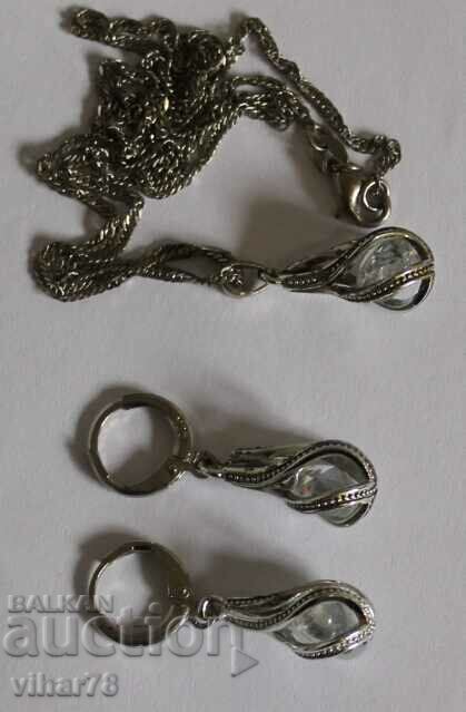 Licitație Colier din argint cu cercei