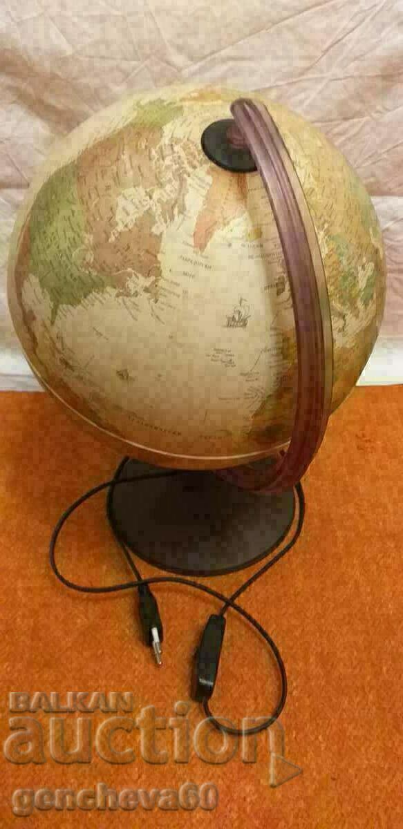 Large geographic globe lamp - Marco Polo /30cm with price 40.00 BGN | € 20.45 Large geographic globe lamp - Marco Polo /30cm with price 40.00 BGN | € 20.45