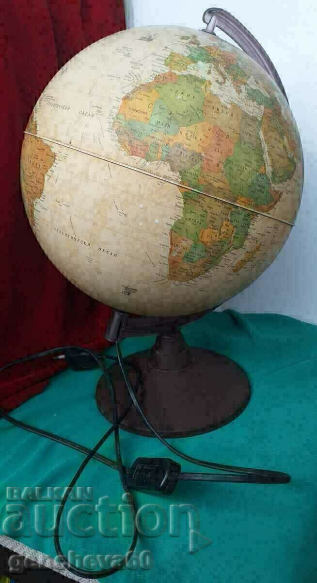 Голям географски глобус лампа - Марко Поло /30см
