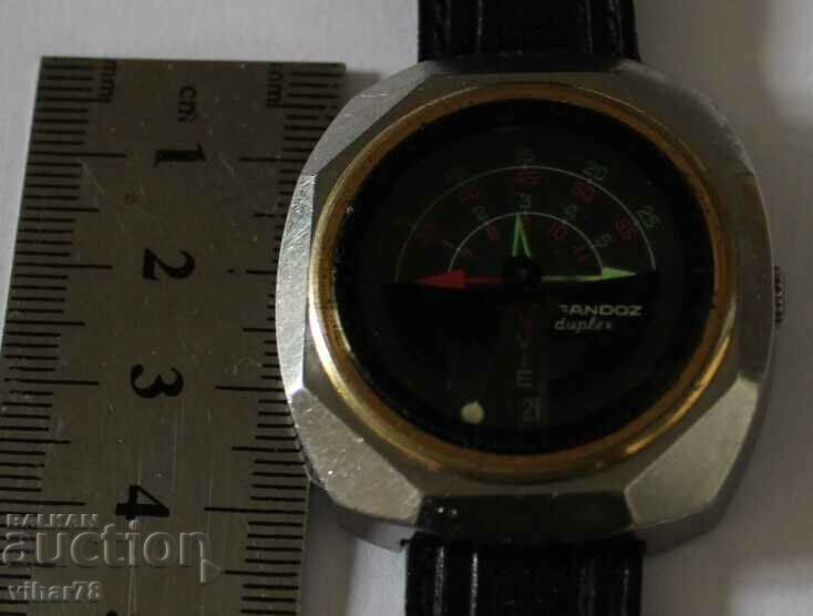 Auction  RARE MEN'S WATCH SANDOZ DUPLEX - AUTOMATIC