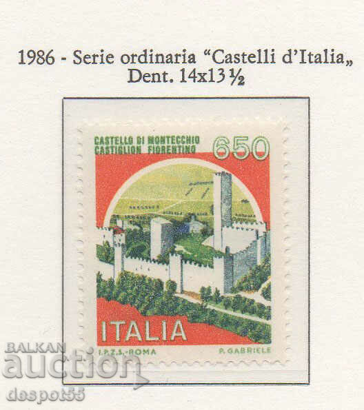 1986. Italy. Castles.