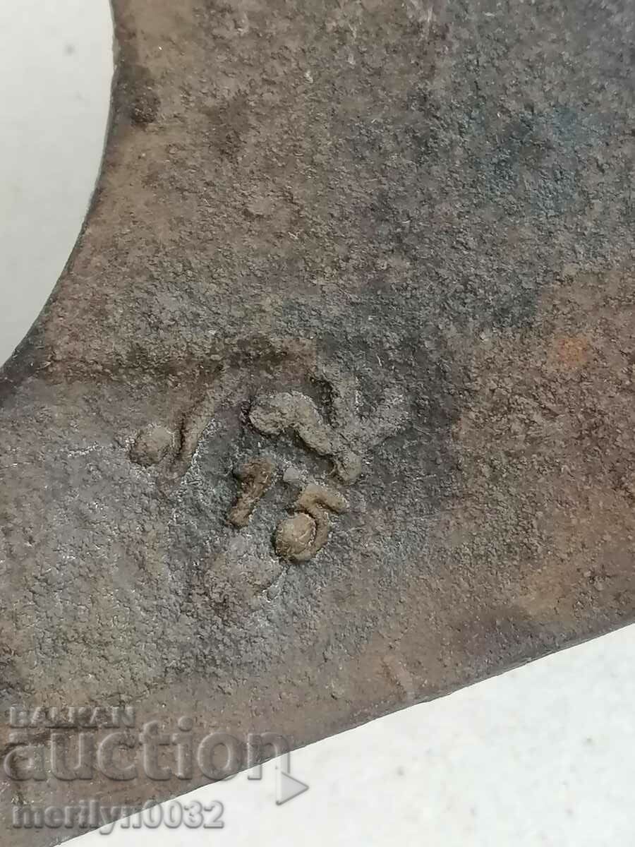 An old ax shaft tool wrought iron - 5 An old ax shaft tool wrought iron - 5