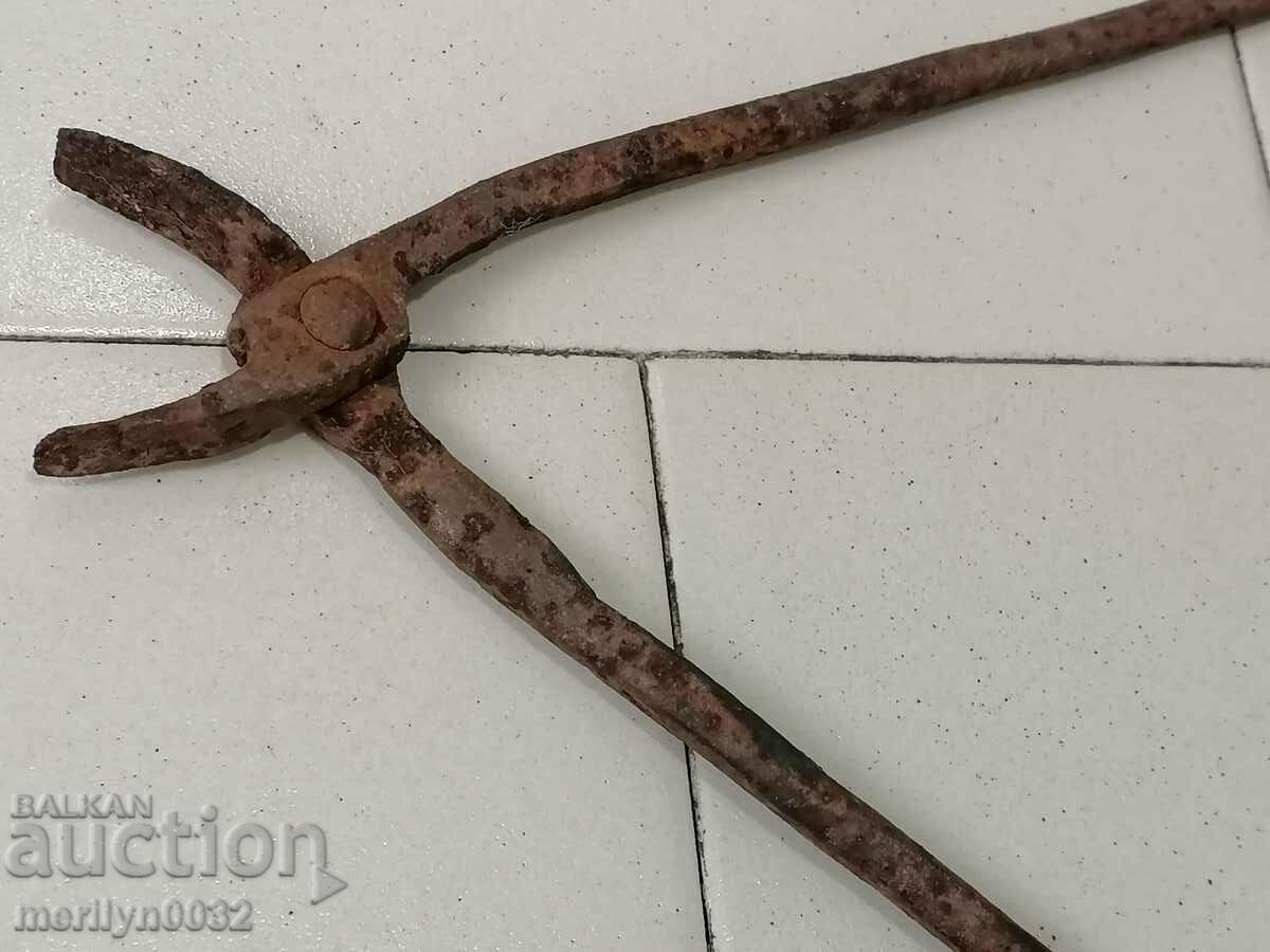 Forging pliers wrought iron tool - 6