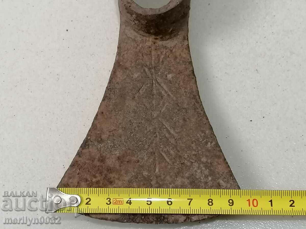 Forged chap, hoe, agricultural instrument, wrought iron - 5