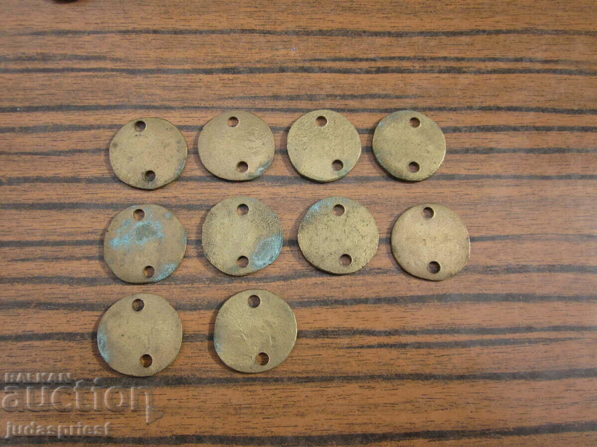 Delivery of Kingdom of Bulgaria lot of ancient bronze tokens token Delivery of Kingdom of Bulgaria lot of ancient bronze tokens token