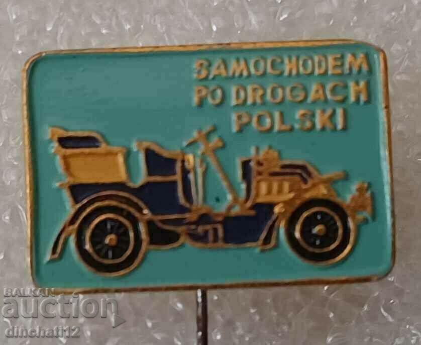 Insigna. Mașină retro - Auto Moto