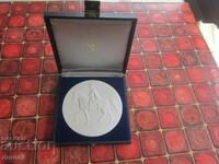 Μετάλλιο ζωγραφικής πορσελάνης Friedrich 2 πορσελάνη σε κουτί