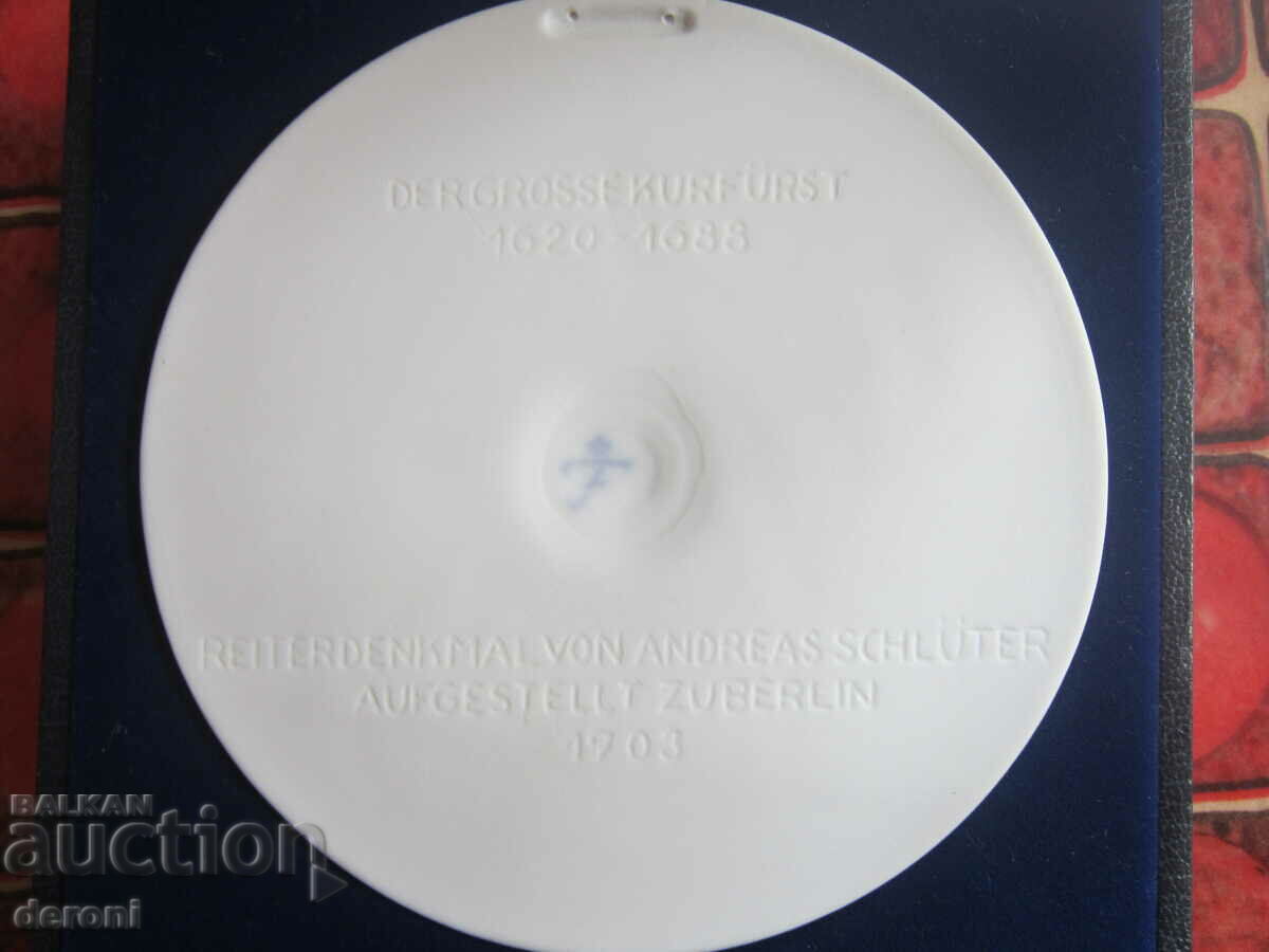 Porcelain painting medal porcelain in box 2 - 6 Porcelain painting medal porcelain in box 2 - 6