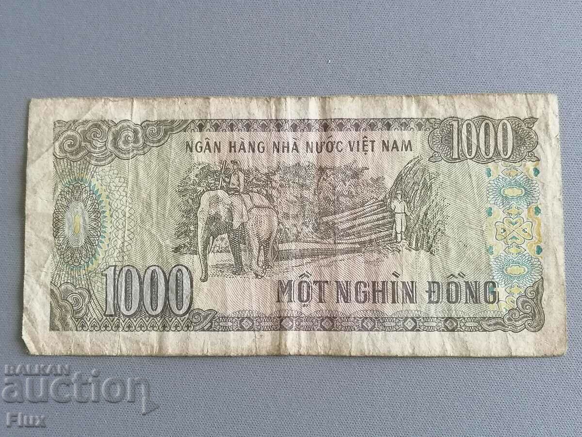 Banknote - Vietnam - 1000 dong 1988 with price 1.85 BGN | € 0.95 Banknote - Vietnam - 1000 dong 1988 with price 1.85 BGN | € 0.95