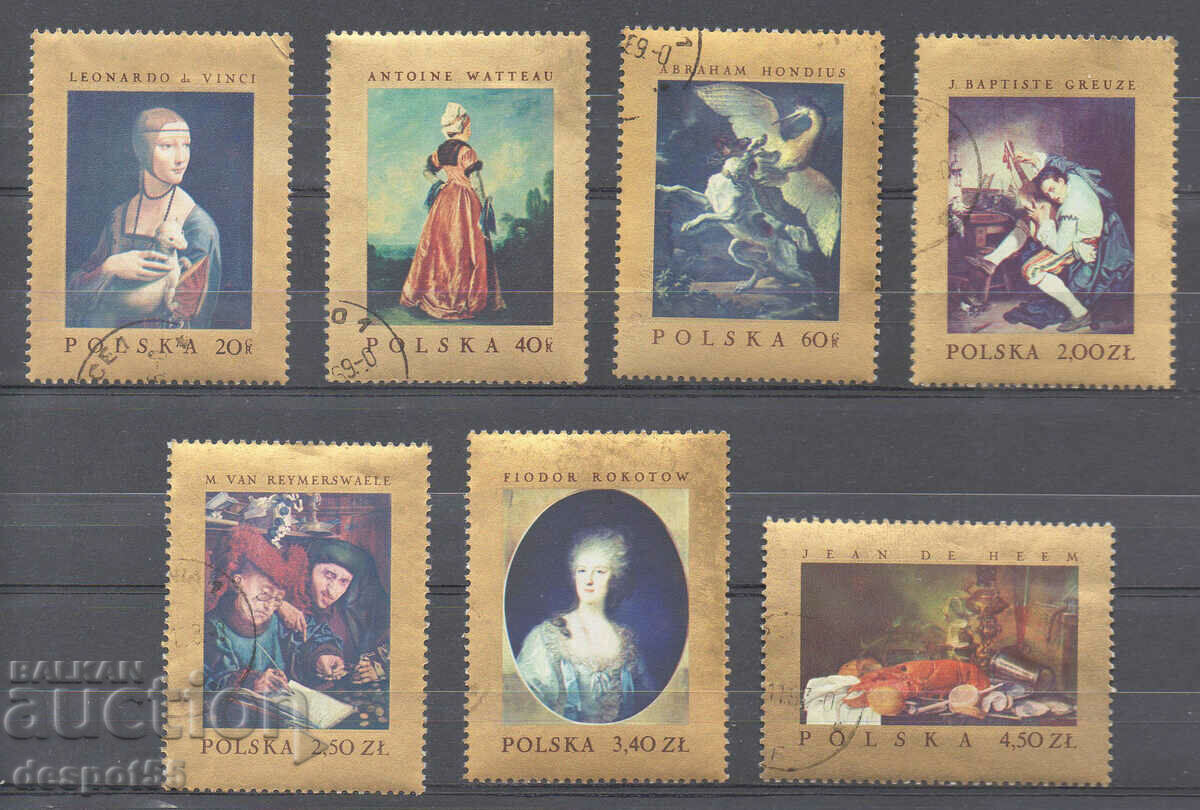 1967. Πολωνία. Ευρωπαϊκοί πίνακες σε πολωνικά μουσεία.