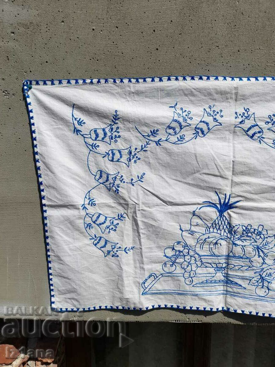 Antique embroidered carpet, wall covering with price 22.00 BGN | € 11.25 Antique embroidered carpet, wall covering with price 22.00 BGN | € 11.25