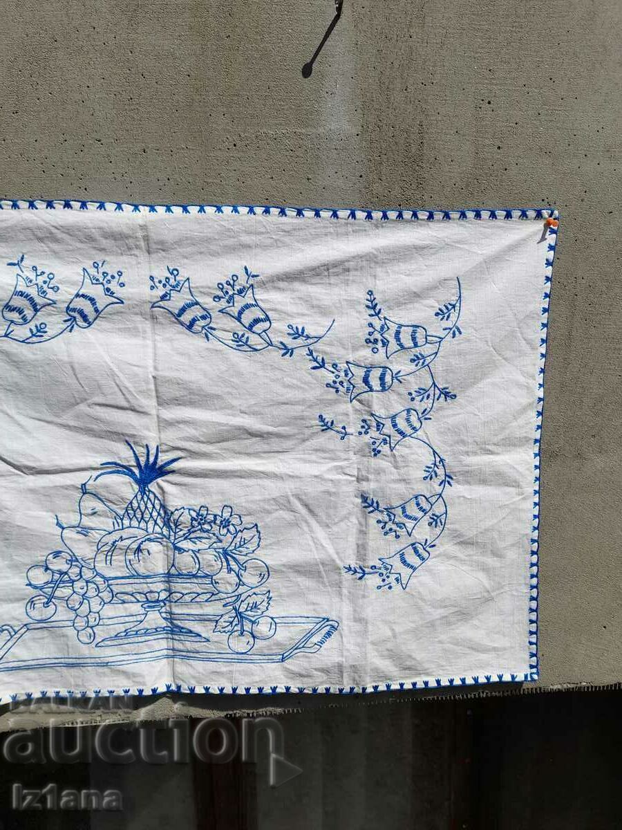 Auction Antique embroidered carpet, wall covering Auction Antique embroidered carpet, wall covering