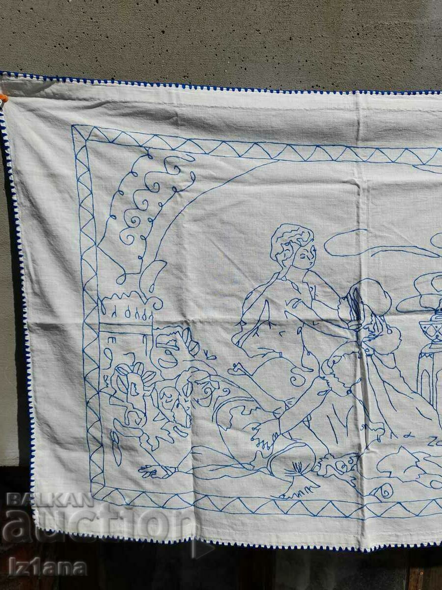 An old embroidered hacker, wall cover with price 25.00 BGN | € 12.78 An old embroidered hacker, wall cover with price 25.00 BGN | € 12.78