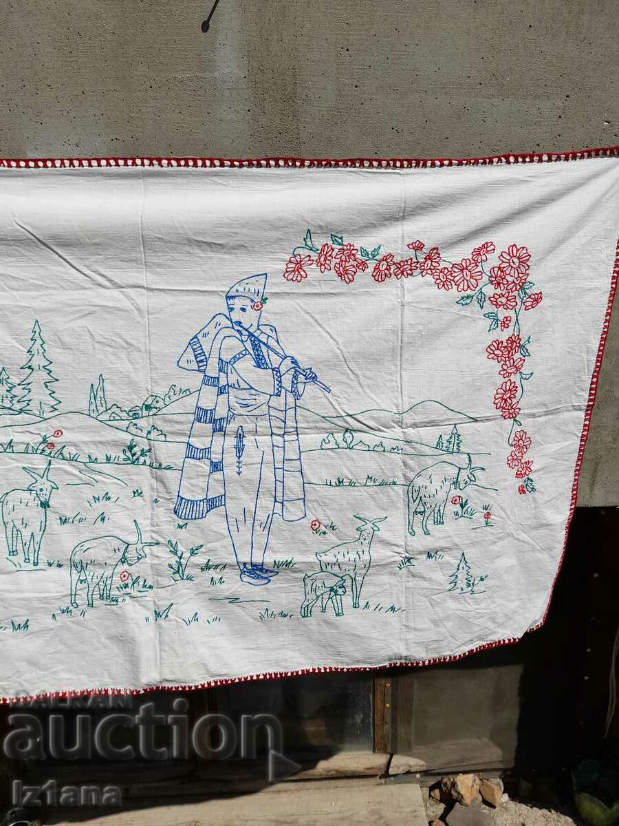 Licitație kovyor antic brodate, capac de perete Licitație kovyor antic brodate, capac de perete