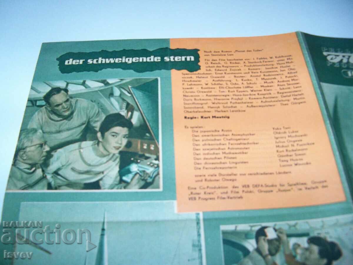 Advertising brochure Sci-Fi movie from 1960. - 6 Advertising brochure Sci-Fi movie from 1960. - 6