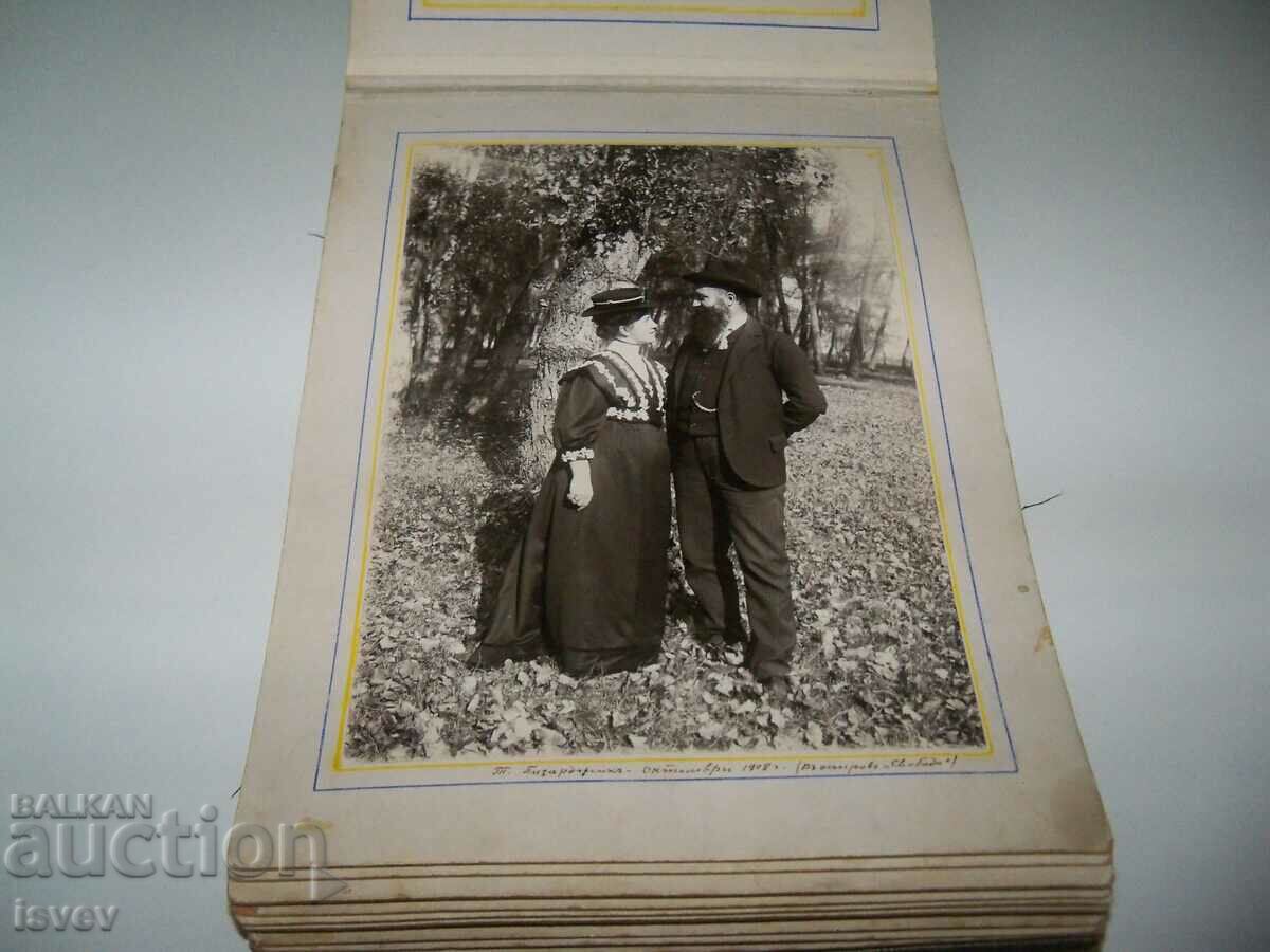 Luxurious old family photo album with 43 photos from 1907. - 6 Luxurious old family photo album with 43 photos from 1907. - 6