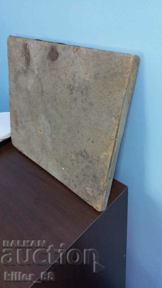 Unique old copper painting souvenir from the barracks - 5