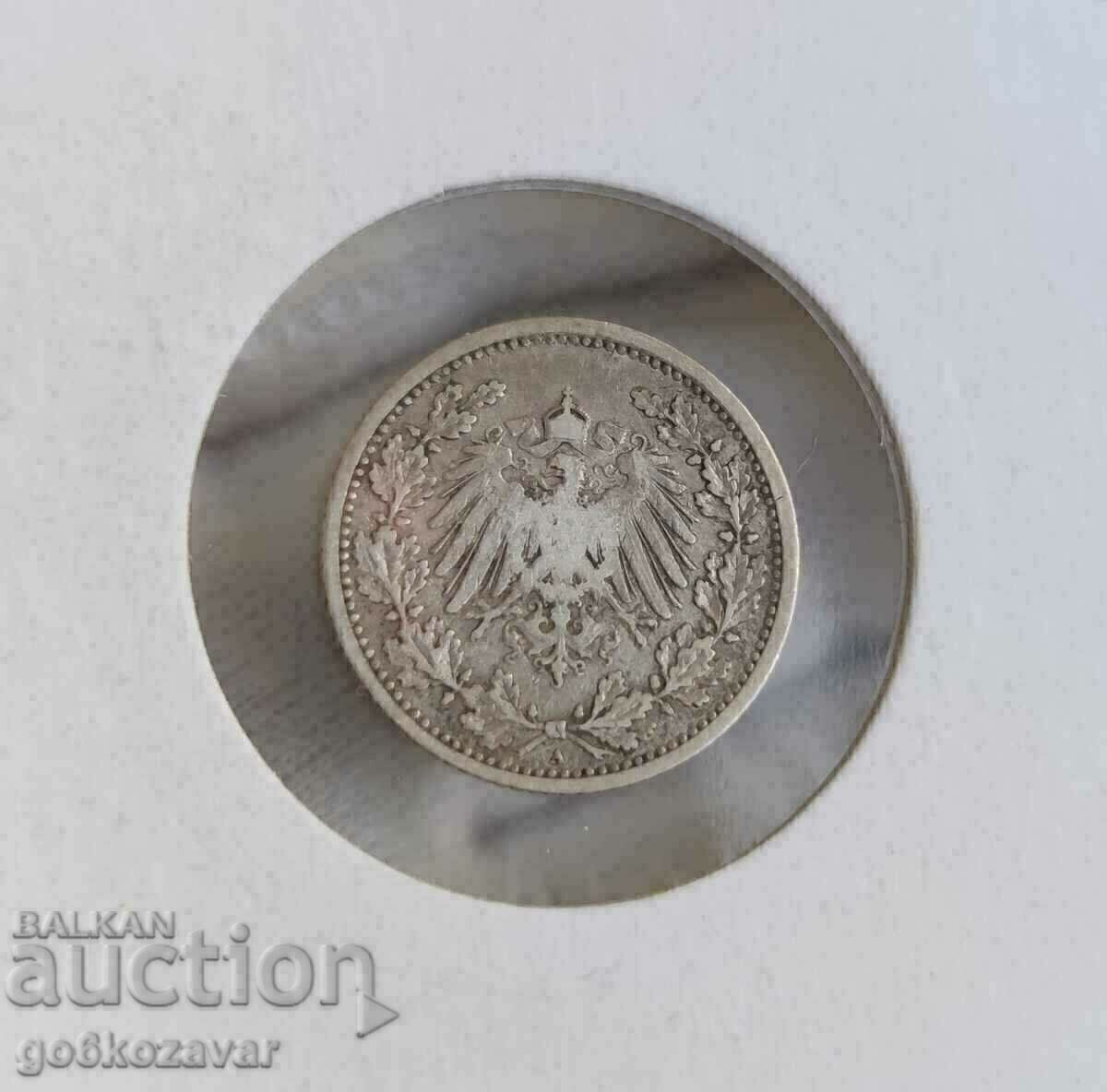 Germania 1/2 Mark 1905 Argint cu preț € 10.00 | 19.56 BGN