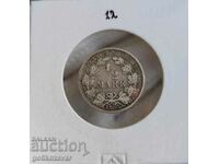 Germania 1/2 Mark 1905 Argint