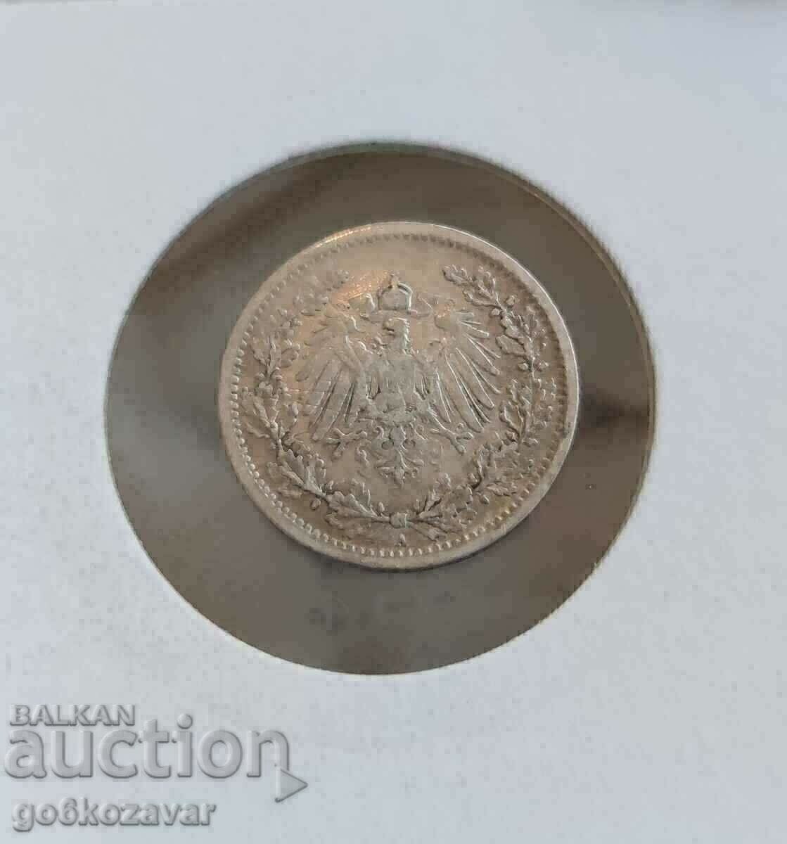 Germany 1/2 Mark 1908 Silver with price € 9.00 | 17.60 BGN