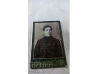 Photo Young man Kyustendil 1915 Cardboard
