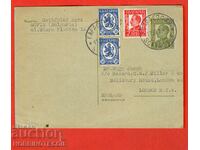 BULGARIA traveled postcard SOFIA - LONDON - 1939