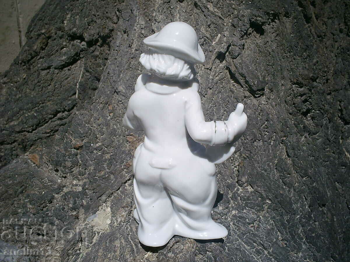 Auction  OLD PORCELAIN CLOWN