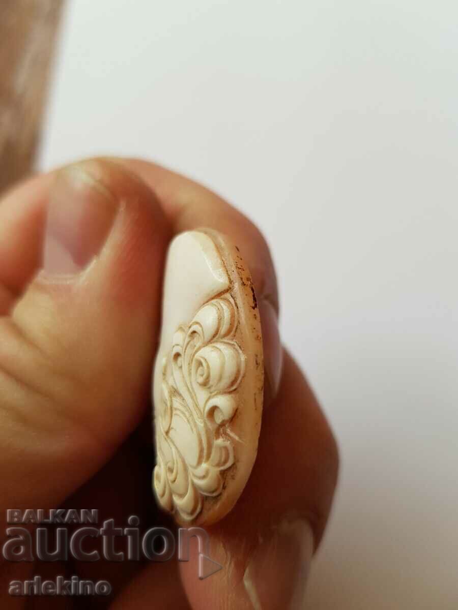 Rare Victorian cameo for medallion, 19th century brooch - 6