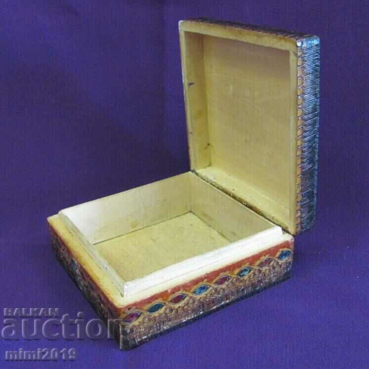Auction Vintage Wooden Jewelry Box handmade Auction Vintage Wooden Jewelry Box handmade