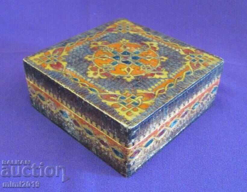 Vintage Wooden Jewelry Box handmade - 6 Vintage Wooden Jewelry Box handmade - 6