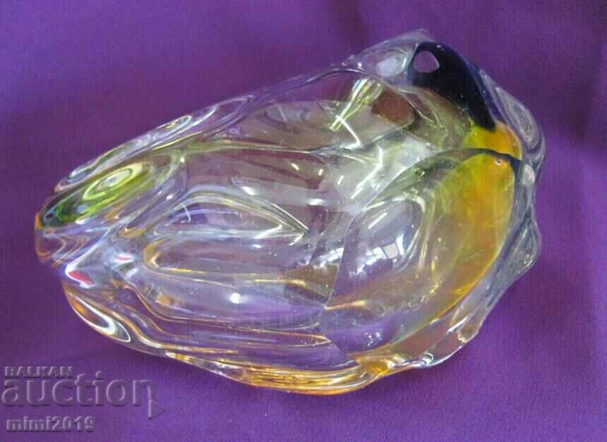 Screw Solid Crystal Glass Basket - 7 Screw Solid Crystal Glass Basket - 7