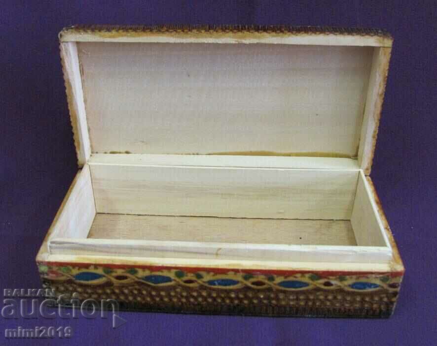 Vintage Ξύλινο Κουτί κοσμημάτων χειροποίητο με τιμή 30.00 BGN | € 15.34 Vintage Ξύλινο Κουτί κοσμημάτων χειροποίητο με τιμή 30.00 BGN | € 15.34